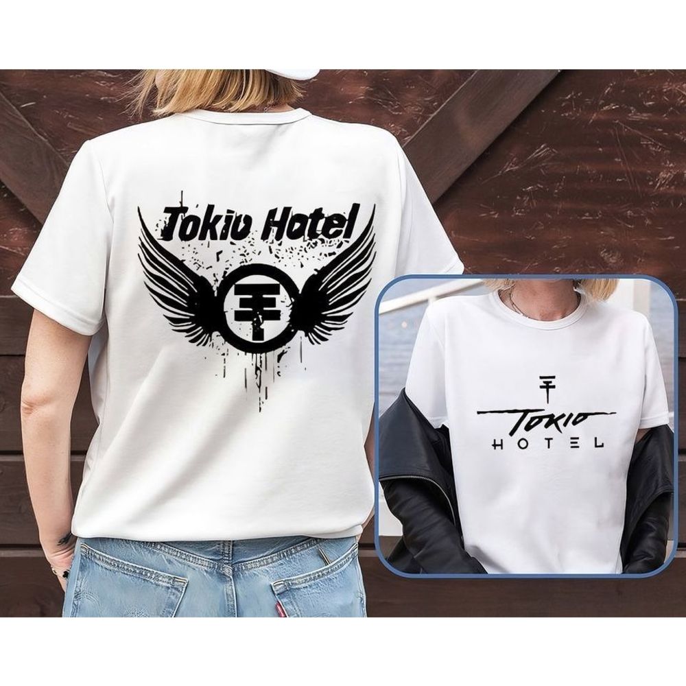 Tokio Hotel Tour Beyond The World Shirt 2 Sided T Shirt